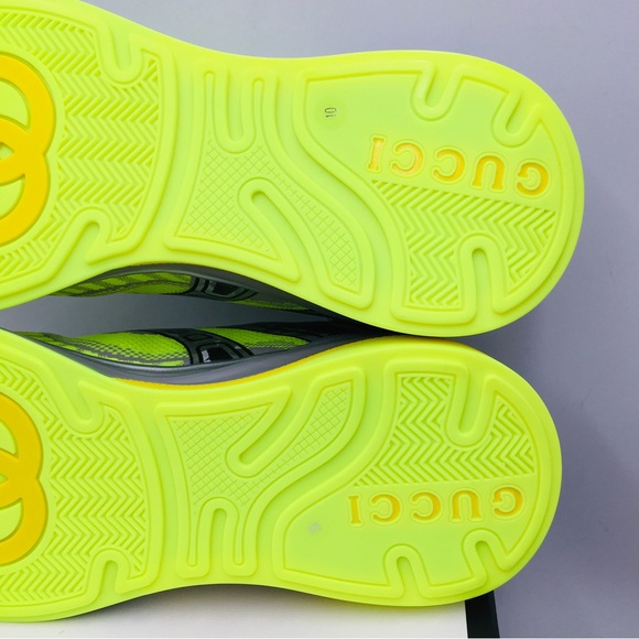 Gucci Ultrapace R Sneakers- Yellow/ Grey- 623109 - Picture 14 of 14